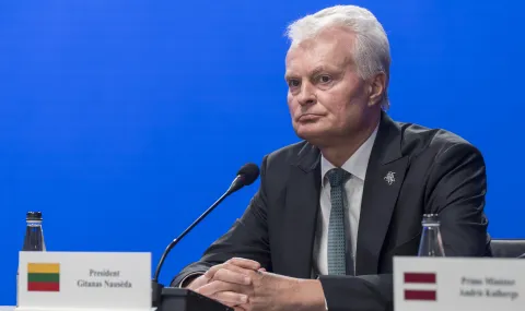 Науседа: Сваленият в Литва дрон „Гербера“ най-вероятно е бил насочен към Украйна
