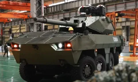 Тайван показа колесната бойна машина Cheetah