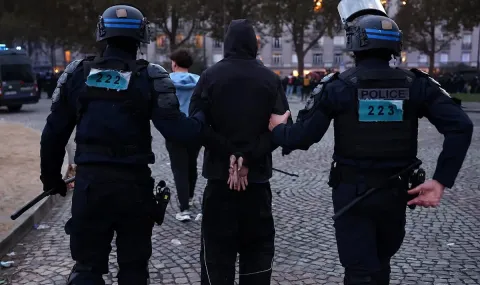 855 задържани в Париж след протестите, 19 в Лимож