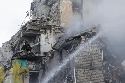 Баллистичен удар по Киев: двама загинали