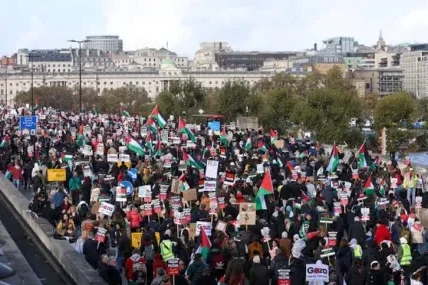 Хиляди протестираха в Лондон срещу оръжията за Израел